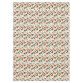 渦巻きクリスマスフローラ テーブルクロス (正面)