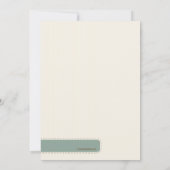 渦巻きツリー アーボアデイ ご招待 招待状 (裏面)