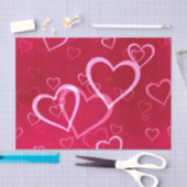 渦巻きハートティッシュペーパー 薄葉紙 (クラフト)