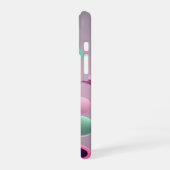 渦巻きパステル絵を描_個の電話ケース iPhone 16ケース (左側面)