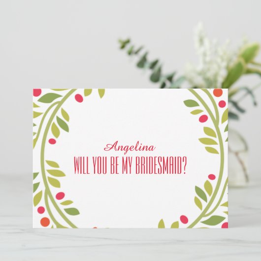 渦巻きパターン私の花嫁のメイドになる? 招待状 (スタンド正面)