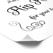 渦巻きビーチサンダル踊り足結婚の徴候を治療 フォトプリント            (角)