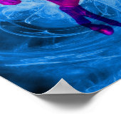 渦巻きフラクタルファンタジーウマのポスター ポスター (角)