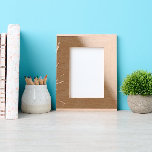 渦巻きブルース レーザー彫刻フレーム (正面)