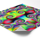 渦巻きポスター ポスター (角)