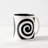 渦巻きマグカップ ツートーンマグカップ (正面右)