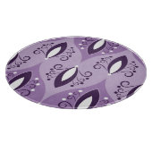 渦巻きヴィンテージ幾何学的シームレスアート カッティングボード (角)