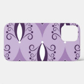 渦巻きヴィンテージ幾何学的シームレスアート Case-Mate iPhoneケース (裏面 (横))