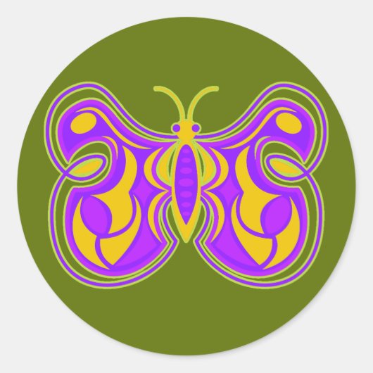 渦巻きヴィンテージ ラウンドシール (正面)