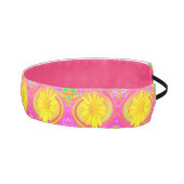 渦巻き上の黄色のひまわりサイケデリック花 アスレチックヘッドバンド (右)