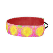 渦巻き上の黄色のひまわりサイケデリック花 アスレチックヘッドバンド (右)