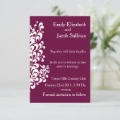 渦巻き付き紫色の背モダン景 セーブザデート (スタンド正面)