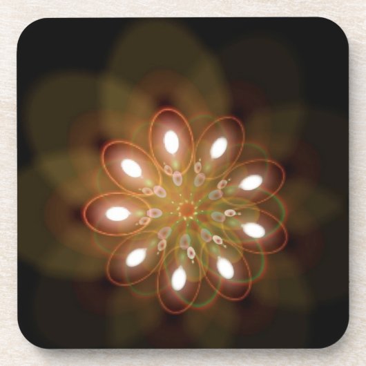 渦巻き光 コースター (正面)