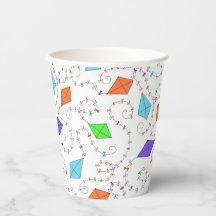 渦巻き凧紙カップ