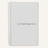 渦巻き型ノートブックに注目すべきもの  ノートブック (正面)