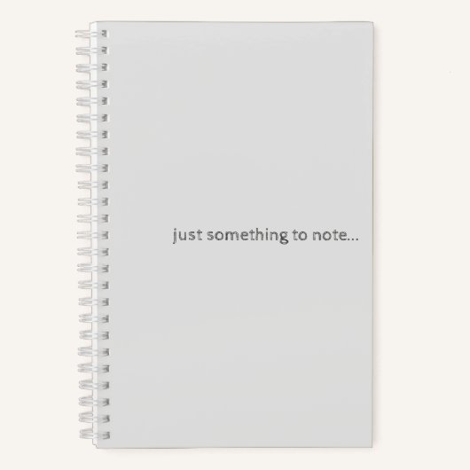 渦巻き型ノートブックに注目すべきもの  ノートブック (正面)