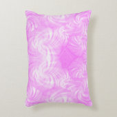 渦巻き型ピンク枕 アクセントクッション (正面(垂直))