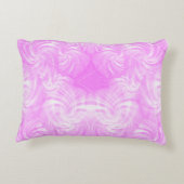 渦巻き型ピンク枕 アクセントクッション (裏面)