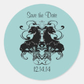 渦巻き型ヴィンテージライオンの精巧 ラウンドシール (正面)