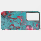 渦巻き大理石 SAMSUNG GALAXYケース (左側面)