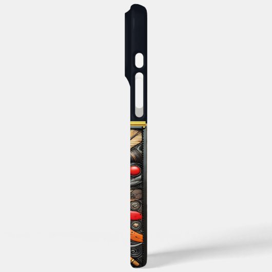 渦巻き旋回で目を引くアーはっきりしたト Case-Mate iPhoneケース (裏面 / 左)