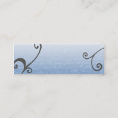 渦巻き旋回とスクリプトテンプレート スキニー名刺 (正面)