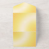 渦巻き旋回と蝶 オールインワン招待状 (外側)