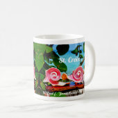 渦巻き旋回はシェルのマグ聖クロワ コーヒーマグカップ (正面右)