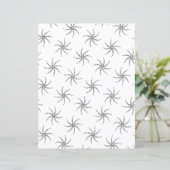 渦巻き旋回、白い点が黒い紙 (スタンド正面)