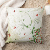 渦巻き旋回、蝶と球体 クッション (ブランケット)