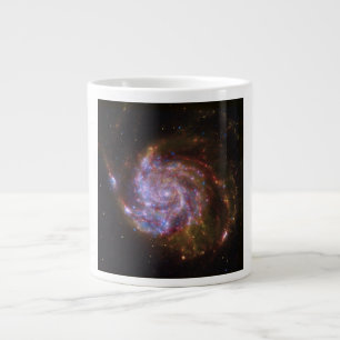 渦巻き星誕生:M101銀河 ジャンボコーヒーマグカップ