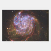 渦巻き星誕生:M101銀河 ラッピングペーパーシート (正面2)
