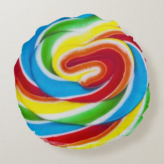 渦巻き棒つきキャンデー ラウンドクッション (裏面)