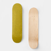 渦巻き模様の黄色いテクスチャー表面 スケートボード (正面)