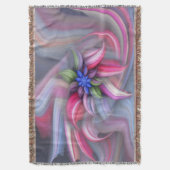 渦巻き模様 スローブランケット (正面縦)