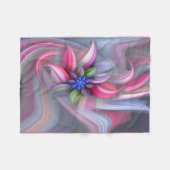 渦巻き模様 フリースブランケット (正面(横))