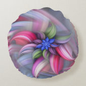 渦巻き模様 ラウンドクッション (裏面)