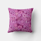 渦巻き模様，紫，ピンク，梅，薄紫 クッション (裏面)