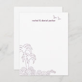 渦巻き波サンキューカード – ナス サンキューカード (正面/裏面)