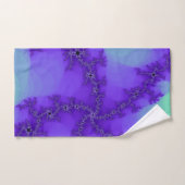 渦巻き波フラクタルバスタオルセット バスタオルセット (ハンドタオル)