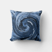 渦巻き波.... クッション (正面)