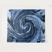 渦巻き波.... タペストリー (正面(横))