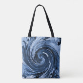 渦巻き波.... トートバッグ (裏面)