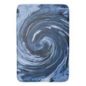 渦巻き波.... バスマット (正面縦)