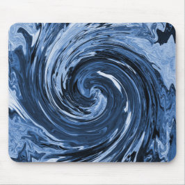 渦巻き波.... マウスパッド