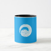 渦巻き波 マグカップ (中央)