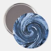 渦巻き波.... マグネット (正面/裏面)
