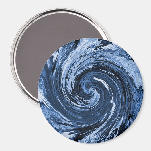 渦巻き波.... マグネット (正面/裏面)