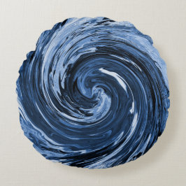 渦巻き波.... ラウンドクッション