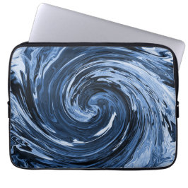 渦巻き波.... ラップトップスリーブ